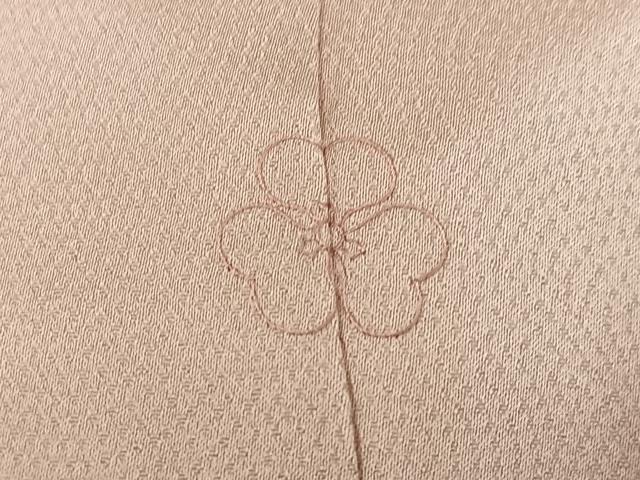 平和屋着物●豪華色留袖　駒刺繍　総刺繍　舞花文　正絹　逸品　AABI8602ph