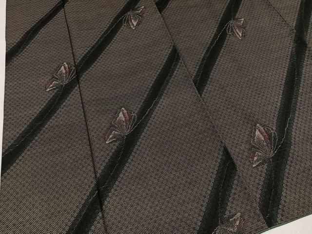 平和屋着物●本場大島紬　カタス7マルキ　総絣　ロング丈　正絹　逸品　AABI8613ph