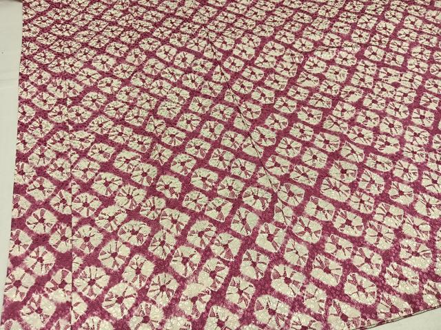 平和屋着物●長襦袢　無双仕立て　雲絞り　正絹　逸品　AABI8615ph
