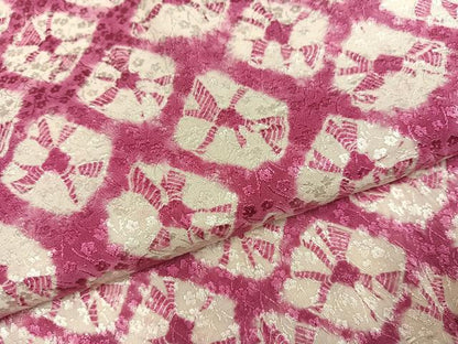 平和屋着物●長襦袢　無双仕立て　雲絞り　正絹　逸品　AABI8615ph