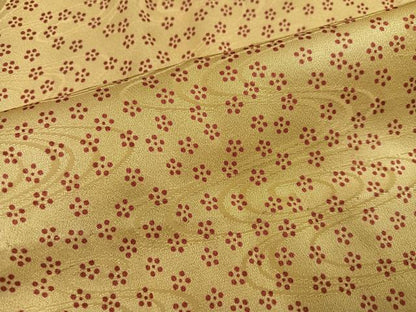 平和屋着物●長襦袢　無双仕立て　梅　半衿刺繍　正絹　逸品　AABI8617ph
