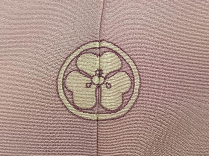 平和屋着物▼虹色創家　本郷大田子　小紋　大田子染　霞文　大丸扱い　正絹　逸品　AABI8620ph