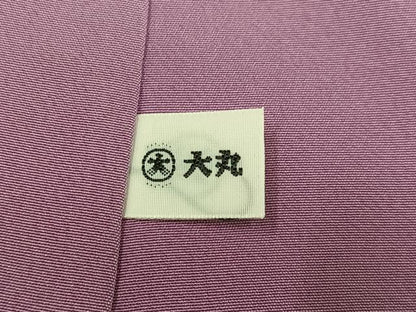 平和屋着物▼虹色創家　本郷大田子　小紋　大田子染　霞文　大丸扱い　正絹　逸品　AABI8620ph