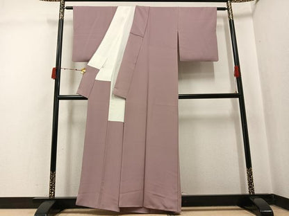 平和屋着物●本草木染作家 瑞鳳 色無地 鴇浅葱色 正絹 逸品 AABI8628ph