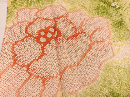 平和屋着物●豪華振袖 総絞り 花尽くし 正絹 逸品 AABI8634ph