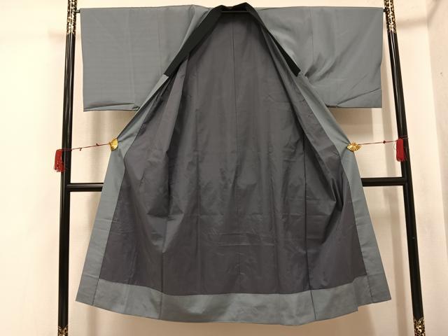 平和屋着物●男性 長襦袢 袷 富士山 鷹 松 暈し染め 洗える着物 AABI8638ph
