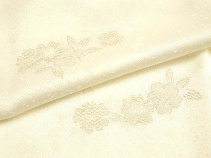 平和屋本店●和装小物　帯締め・帯揚げセット　礼装用　高麗組 綾出し　金糸　正絹　逸品　未使用　AABI8646ay
