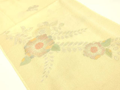 平和屋本店●和装小物　帯締め・帯揚げセット　高麗組　絞り　辻が花　金銀糸　金彩　暈し　正絹　逸品　未使用　AABI8670ay