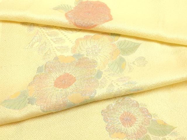 平和屋本店●和装小物　帯締め・帯揚げセット　高麗組　絞り　辻が花　金銀糸　金彩　暈し　正絹　逸品　未使用　AABI8670ay
