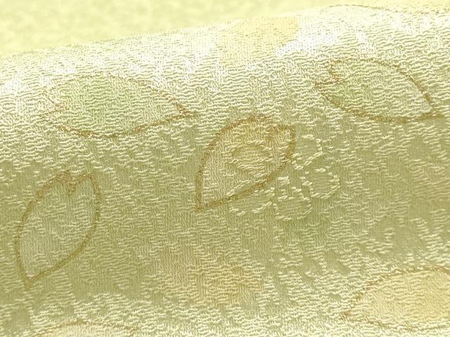 平和屋本店●和装小物　帯締め・帯揚げセット　高麗組 綾出し　舞花文　金糸　金彩　暈し染め　正絹　逸品　未使用　AABI8671ay