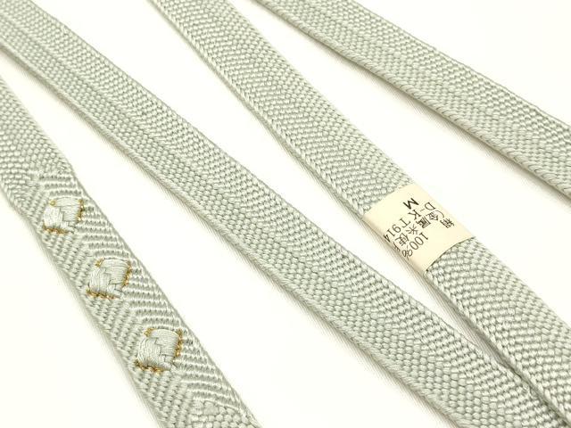 平和屋本店●和装小物　帯締め・帯揚げセット　笹浪組　霞文　金糸　金彩　暈し染め　正絹　逸品　未使用　AABI8673ay