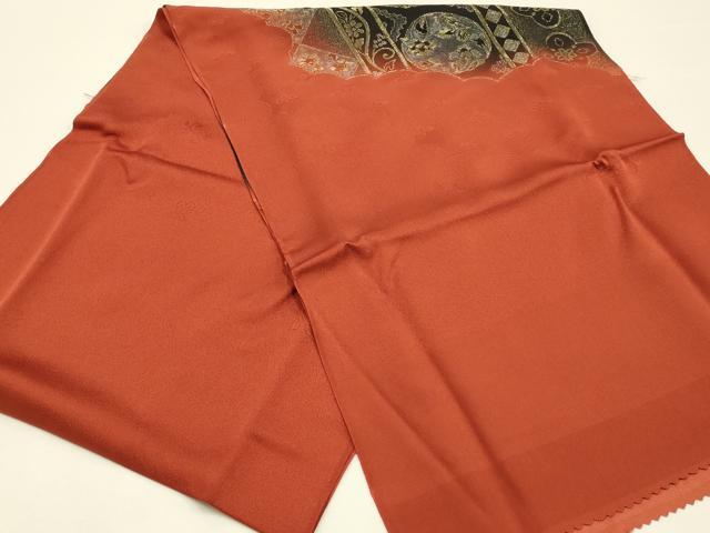 平和屋本店●和装小物　帯締め・帯揚げセット　高麗組 綾出し　吉祥文　金銀糸　暈し染め　正絹　逸品　未使用　AABI8688ay