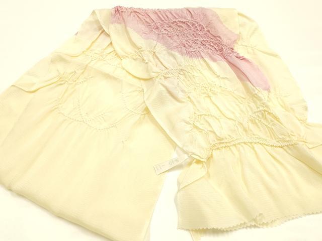 平和屋本店＊夏物 和装小物 帯締め・帯揚げセット レース組 柄絞り 暈し 逸品 未使用 AABI8694ay