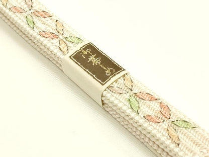 平和屋着物●和装小物　帯締め・帯揚げセット　手がき京友禅　平組　絞り　吉祥模様　正絹　逸品　未使用　AABI8697ay