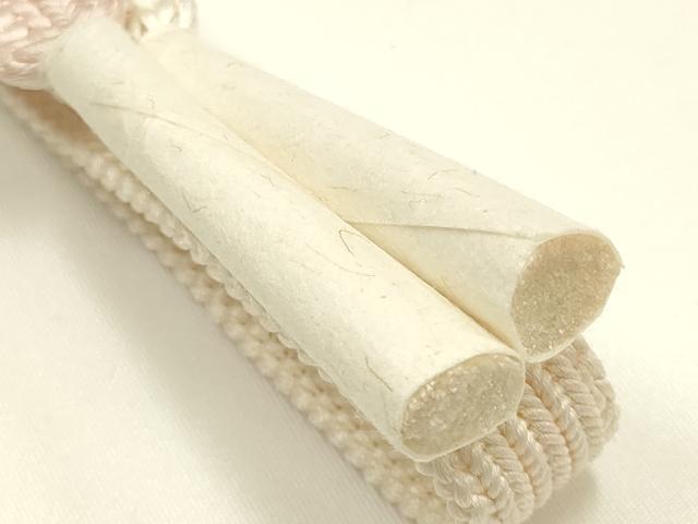 平和屋着物●和装小物　帯締め・帯揚げセット　手がき京友禅　平組　絞り　吉祥模様　正絹　逸品　未使用　AABI8697ay