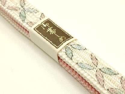 平和屋着物●和装小物　帯締め・帯揚げセット　手がき京友禅　平組　絞り　吉祥模様　正絹　逸品　未使用　AABI8698ay
