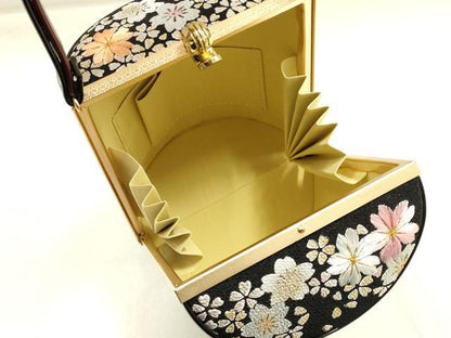 平和屋着物▼和装小物 和装バッグ ハンドバッグ 刺繍 金糸 金銀彩 逸品 AABI8722ay
