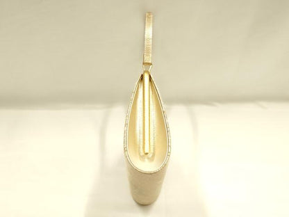 平和屋着物▼和装小物　和装バッグ　ハンドバッグ　松葉　引箔　逸品　AABI8725ay