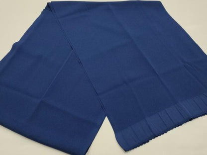 平和屋着物＊夏物　和装小物　帯締め・帯揚げセット　平組　色無地　藍色　逸品　未使用　AABI8755ay