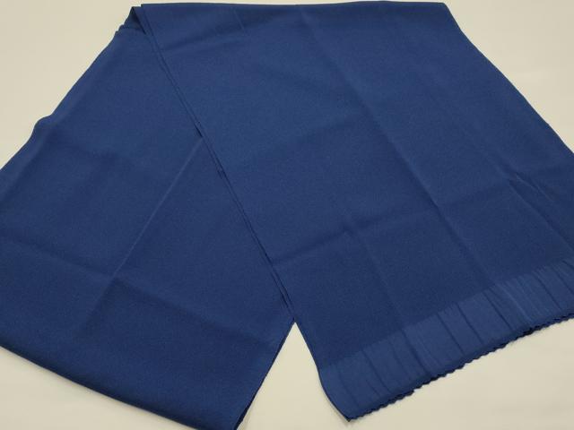 平和屋着物＊夏物　和装小物　帯締め・帯揚げセット　平組　色無地　藍色　逸品　未使用　AABI8755ay