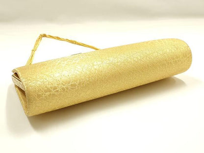 平和屋着物▼和装小物　和装バッグ　佐賀錦　ハンドバッグ　クラッチバッグ　金糸　逸品　AABI8759ay