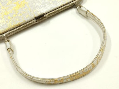 平和屋着物▼和装小物　和装バッグ　金鷲本舗 東京謹製 キンワシ印　ハンドバッグ　金銀糸　逸品　AABI8762ay