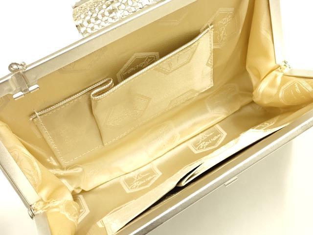 平和屋着物▼和装小物　和装バッグ　ハンドバッグ　クラッチバッグ　ラインストーン　逸品　AABI8767ay