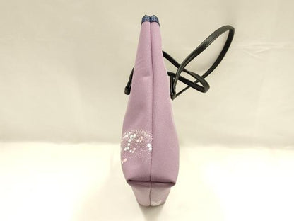 平和屋着物▼和装小物　和装バッグ　ハンドバッグ　トートバッグ　縁愛　花柄　逸品　未使用　AABI8774ay
