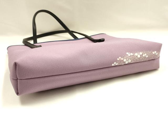 平和屋着物▼和装小物　和装バッグ　ハンドバッグ　トートバッグ　縁愛　花柄　逸品　未使用　AABI8774ay