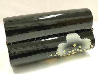 平和屋着物▼和装小物　和装バッグ　ハンドバッグ　振袖用　花柄　暈し　金彩　逸品　AABI8784ay