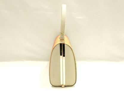 平和屋着物▼和装小物　和装バッグ　佐賀錦　ハンドバッグ　吉祥花文　金糸　逸品　AABI8785ay