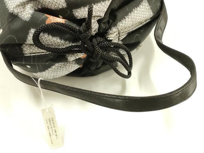平和屋着物▼和装小物　和装バッグ　ハンドバッグ　巾着バッグ　四季彩香房　市松模様　舞花　逸品　AABI8787ay