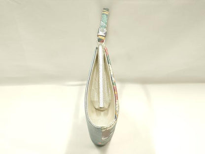 平和屋着物▼和装小物　和装バッグ　ハンドバッグ　鳳凰花文　金銀糸　帯地使用　逸品　AABI8791ay