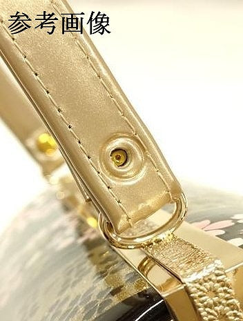 平和屋着物▼和装小物　和装バッグ　ハンドバッグ　振袖用　斜縞　花　金彩　暈し　逸品　AABI8800ay