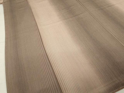 平和屋着物●上質な小紋　間道　暈し染め　正絹　逸品　未使用　AABI8805ck