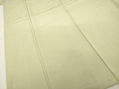 平和屋着物●上質な色無地　利休茶色　正絹　逸品　AABI8806ck
