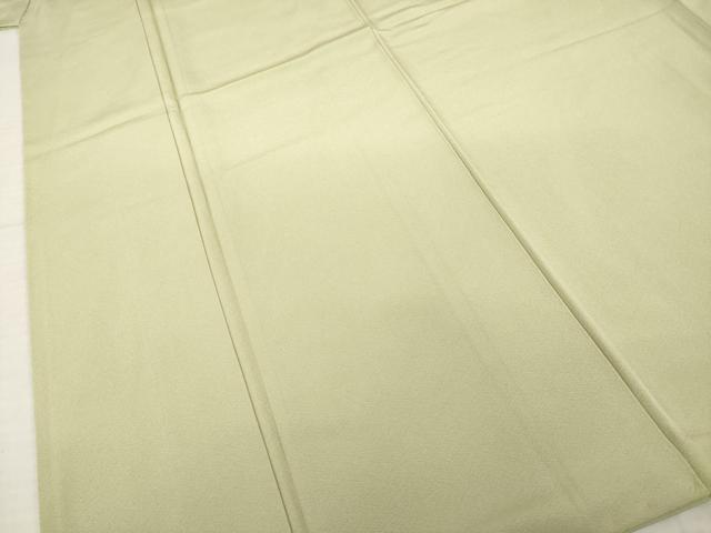 平和屋着物●上質な色無地　利休茶色　正絹　逸品　AABI8806ck