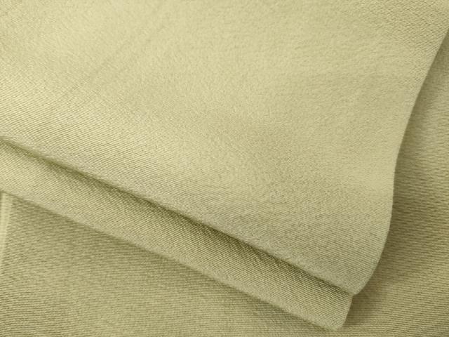 平和屋着物●上質な色無地　利休茶色　正絹　逸品　AABI8806ck