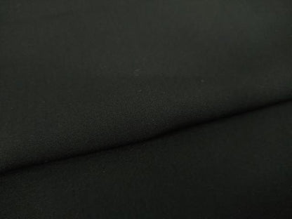 平和屋着物●男性 黒紋付・羽織セット 正絹 逸品 AABI8810ck