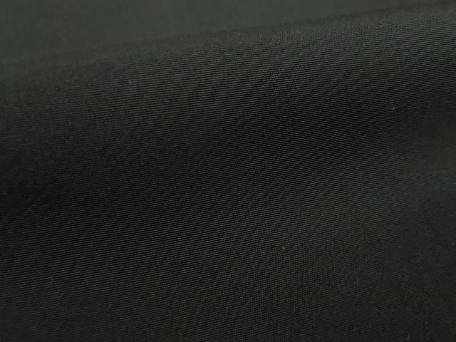 平和屋着物●男性 黒紋付・羽織セット 正絹 逸品 AABI8810ck