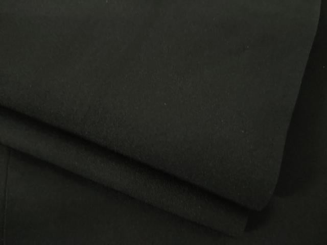 平和屋着物●男性 黒紋付・羽織セット 正絹 逸品 AABI8810ck