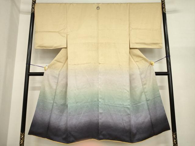 平和屋着物●男性　色留袖　墨流し文様　暈し染め　正絹　逸品　AABI8837ck 平和屋着物○男性 色留袖 墨流し文様 暈し染め 正絹 逸品 AABI8837ck