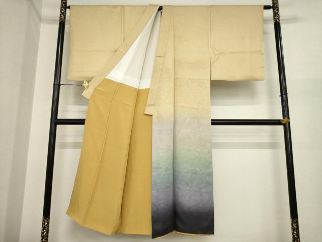 平和屋着物●男性　色留袖　墨流し文様　暈し染め　正絹　逸品　AABI8837ck 平和屋着物○男性 色留袖 墨流し文様 暈し染め 正絹 逸品 AABI8837ck