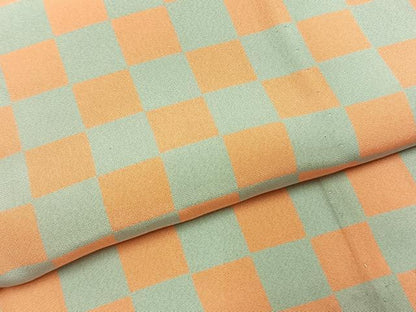 平和屋着物●長襦袢　無双仕立て　市松文様　半衿刺繍　正絹　逸品　AABI8882fy