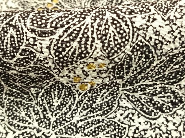 平和屋着物●訪問着　舞葉文　正絹　逸品　AABI8883fy