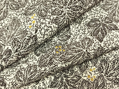 平和屋着物●訪問着　舞葉文　正絹　逸品　AABI8883fy