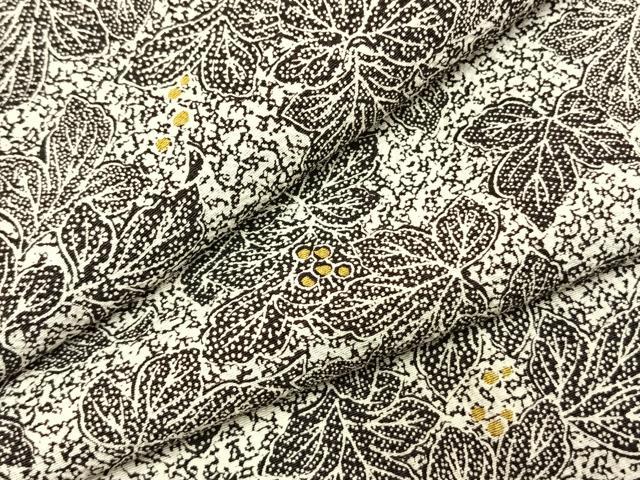 平和屋着物●訪問着　舞葉文　正絹　逸品　AABI8883fy
