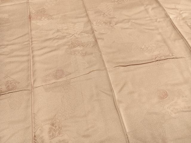 平和屋着物●江戸小紋　切嵌花文　暈し染め　正絹　逸品　AABI8885fy