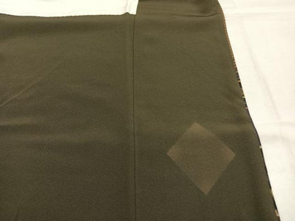 平和屋着物●上質な小紋　エジプト壁画文様　正絹　逸品　AABI8898fy