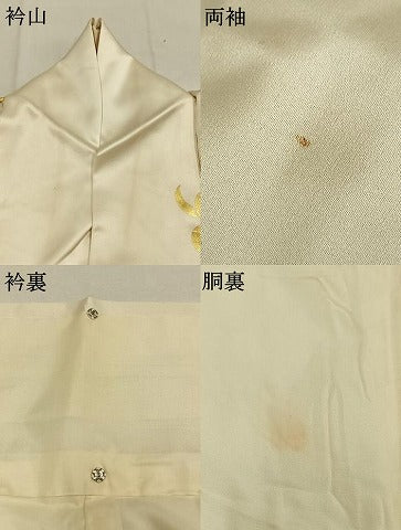 平和屋着物●豪華振袖　駒刺繍　乱菊　金彩　正絹　逸品　AABI8907fy